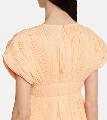 Top en mezcla de algodón plisado | Jil Sander