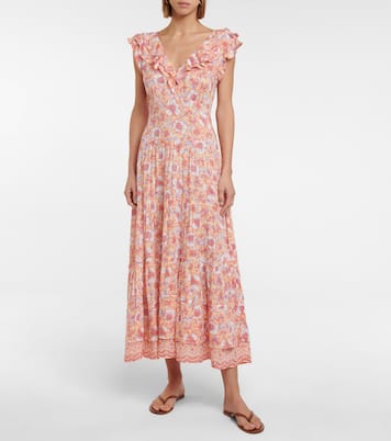 Bedrucktes Maxikleid Della | Poupette St Barth