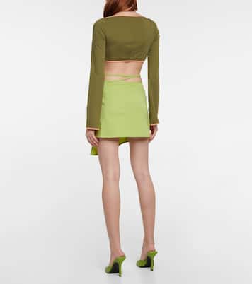Greta asymmetric miniskirt | The Attico