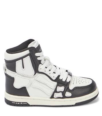 Skeleton leather high-top sneakers | Amiri Kids