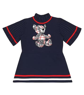 Bébé – Robe intarsia en laine mélangée | Burberry Kids
