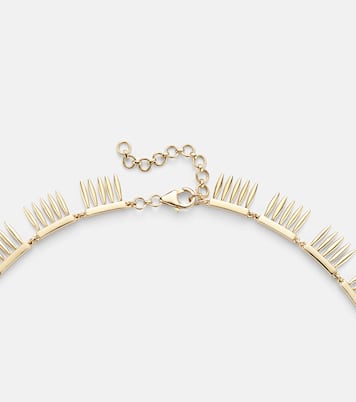 Collier Grass Sunny en or 18 ct et émeraudes | Ileana Makri