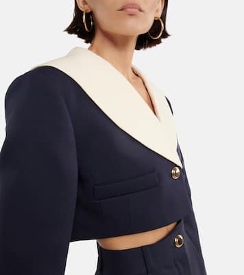 Crop wool jacket | Miu Miu
