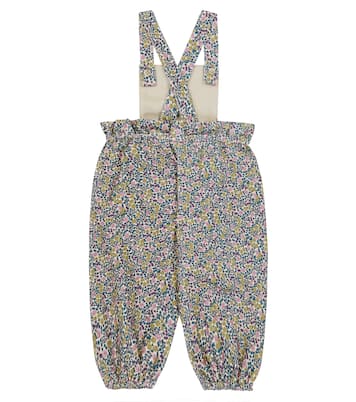 Bébé – Salopette Papaye en coton à fleurs | Bonpoint