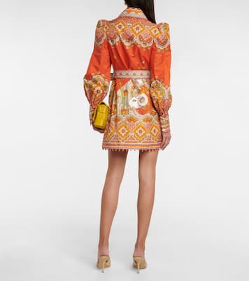 Kaleidoscope Aries cotton-blend shirt dress | Zimmermann