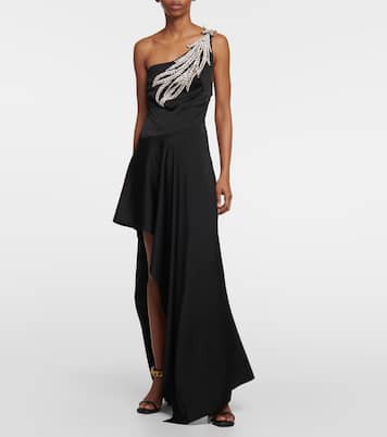 Embellished halterneck mdi dress | Stella McCartney
