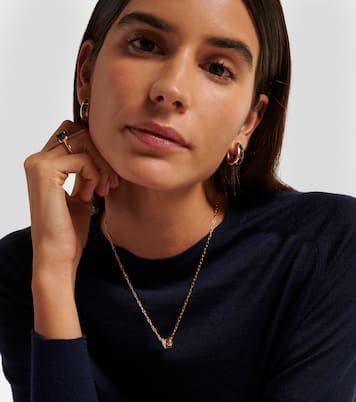 Collier Iconica en or rose 18 ct et diamants | Pomellato