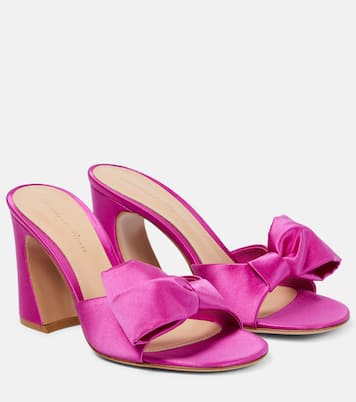 Rosie satin mules | Gianvito Rossi