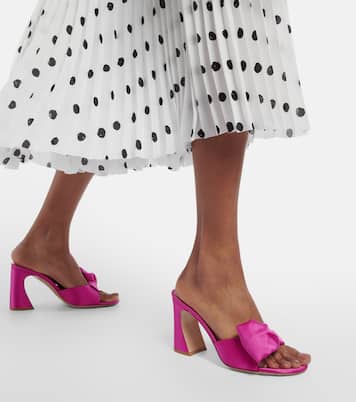 Rosie satin mules | Gianvito Rossi