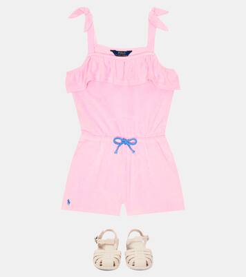 Cotton-blend terry playsuit | Polo Ralph Lauren Kids