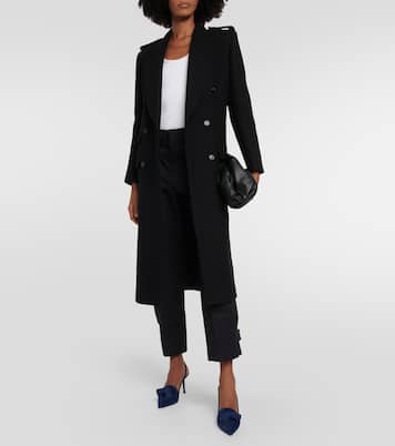 Slingback-Pumps aus Veloursleder | Gianvito Rossi