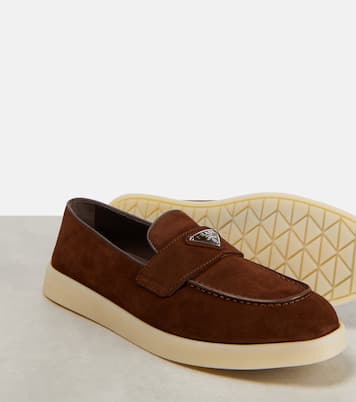 Mocassini Saint Tropez in suede | Prada