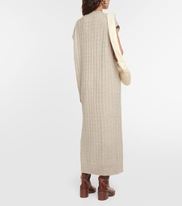 Abito in maglia di cashmere a trecce | Jardin des Orangers