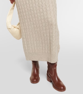 Abito in maglia di cashmere a trecce | Jardin des Orangers