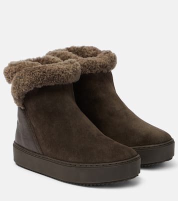 Stivaletti Juliet in suede con shearling | See By Chloé
