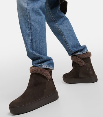 Stivaletti Juliet in suede con shearling | See By Chloé