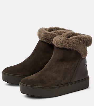 Stivaletti Juliet in suede con shearling | See By Chloé
