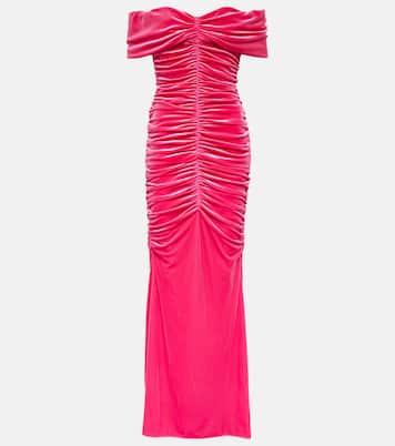Robe aus Samt | Monique Lhuillier