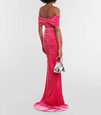 Robe aus Samt | Monique Lhuillier