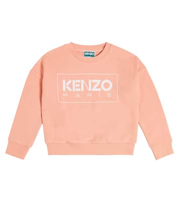 Sudadera en mezcla de algodón con logo | Kenzo Kids