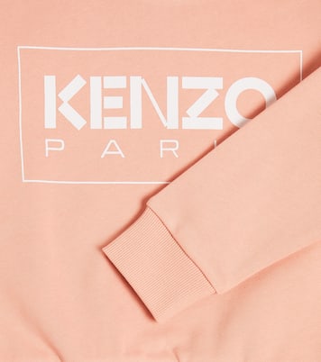 Sudadera en mezcla de algodón con logo | Kenzo Kids