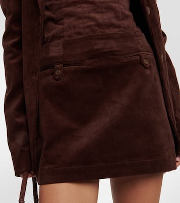 Annette corduroy miniskirt | Staud