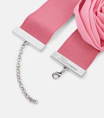 Choker Rose in canvas | Blumarine