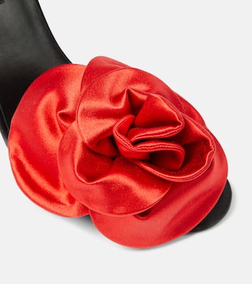 Sandales en satin à fleurs | Magda Butrym