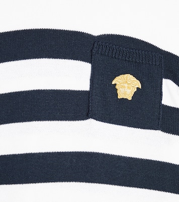 Jersey Medusa de algodón a rayas | Versace Kids