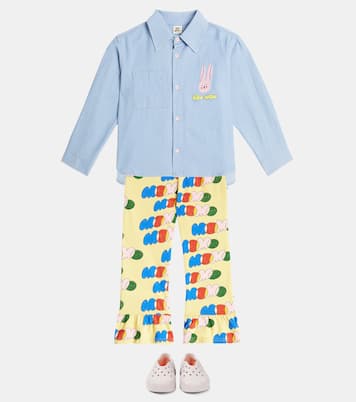 Camisa Rabbit de denim estampada | Jellymallow