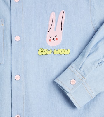 Camisa Rabbit de denim estampada | Jellymallow