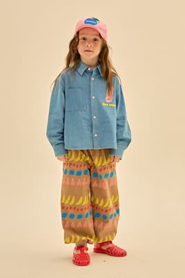 Camisa Rabbit de denim estampada | Jellymallow