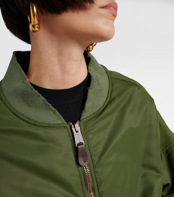 Oversize-Bomberjacke Off Shoulder | Balenciaga