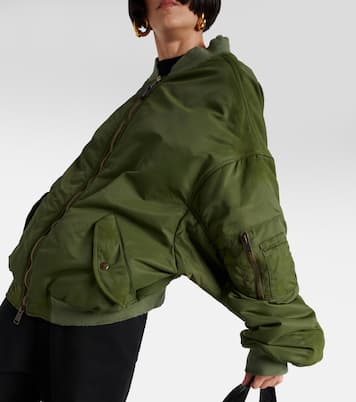 Oversize-Bomberjacke Off Shoulder | Balenciaga