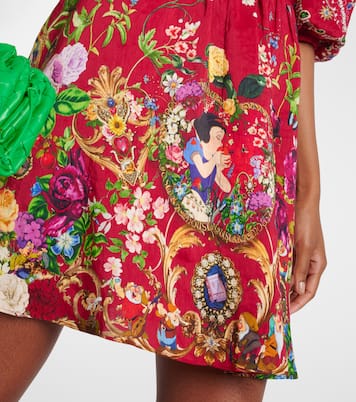 x Disney® linen and silk minidress | Camilla