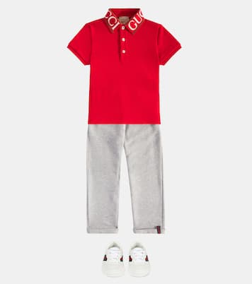 Polohemd aus Piqué | Gucci Kids