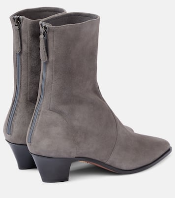 Brunswick 45 suede ankle boots | Aquazzura