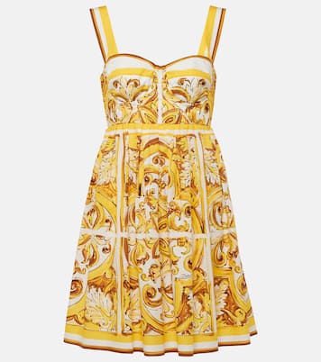Miniabito Majolica in cotone | Dolce&Gabbana