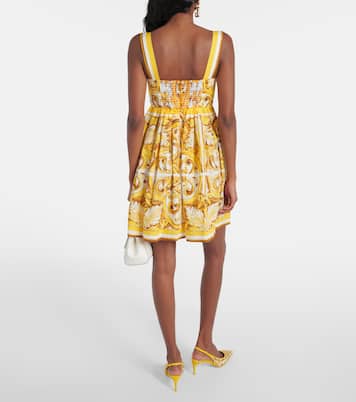 Miniabito Majolica in cotone | Dolce&Gabbana