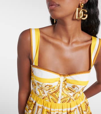 Miniabito Majolica in cotone | Dolce&Gabbana