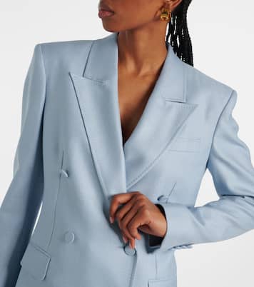 Blazer Gavin in seta e lana | Gabriela Hearst