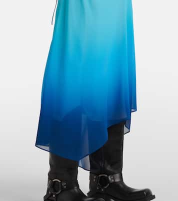 Abito midi Delara in chiffon | Acne Studios