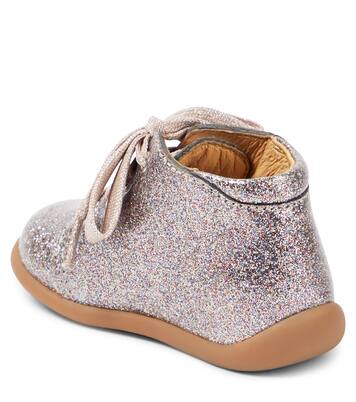 Baby - Scarpine in pelle e glitter | Pom d'Api