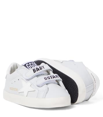 Bébé – Baskets School en cuir | Golden Goose Kids