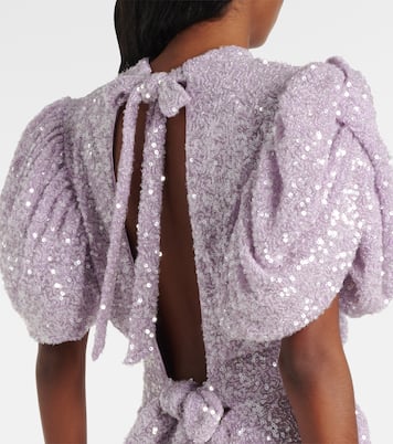 Sequined open-back maxi dress | Rotate