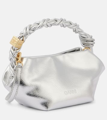 Bou Mini metallic leather shoulder bag | Ganni