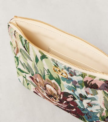 VLogo Signature Small jacquard pouch | Valentino Garavani