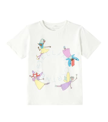 Camiseta de algodón estampada | Stella McCartney Kids