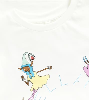 Camiseta de algodón estampada | Stella McCartney Kids