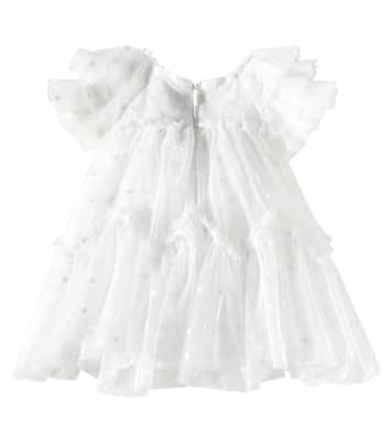 Bebé - vestido Daisy de tul adornado | Monnalisa
